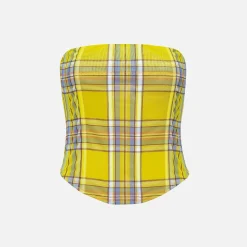 Best Sale Miaou Peri Corset Dion Plaid