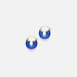 Fashion Anni Lu Petit Swell Hoop Deep Blue