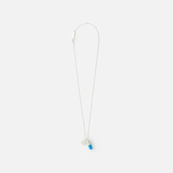 Best Ambush Pill Charm Necklace Silver / Blue