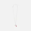 New Ambush Pill Charm Necklace Silver / Pink