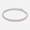 Store Hatton Labs Pink Tennis Bracelet Silver / Pink