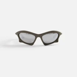Discount Balenciaga Pointed Racing Frame Grey / Silver Mirror