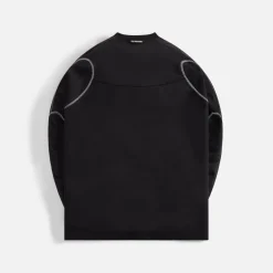 New And Wander Polartec Power Air Pullover Black