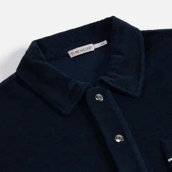 Fashion Moncler Polo Terry Dark Navy