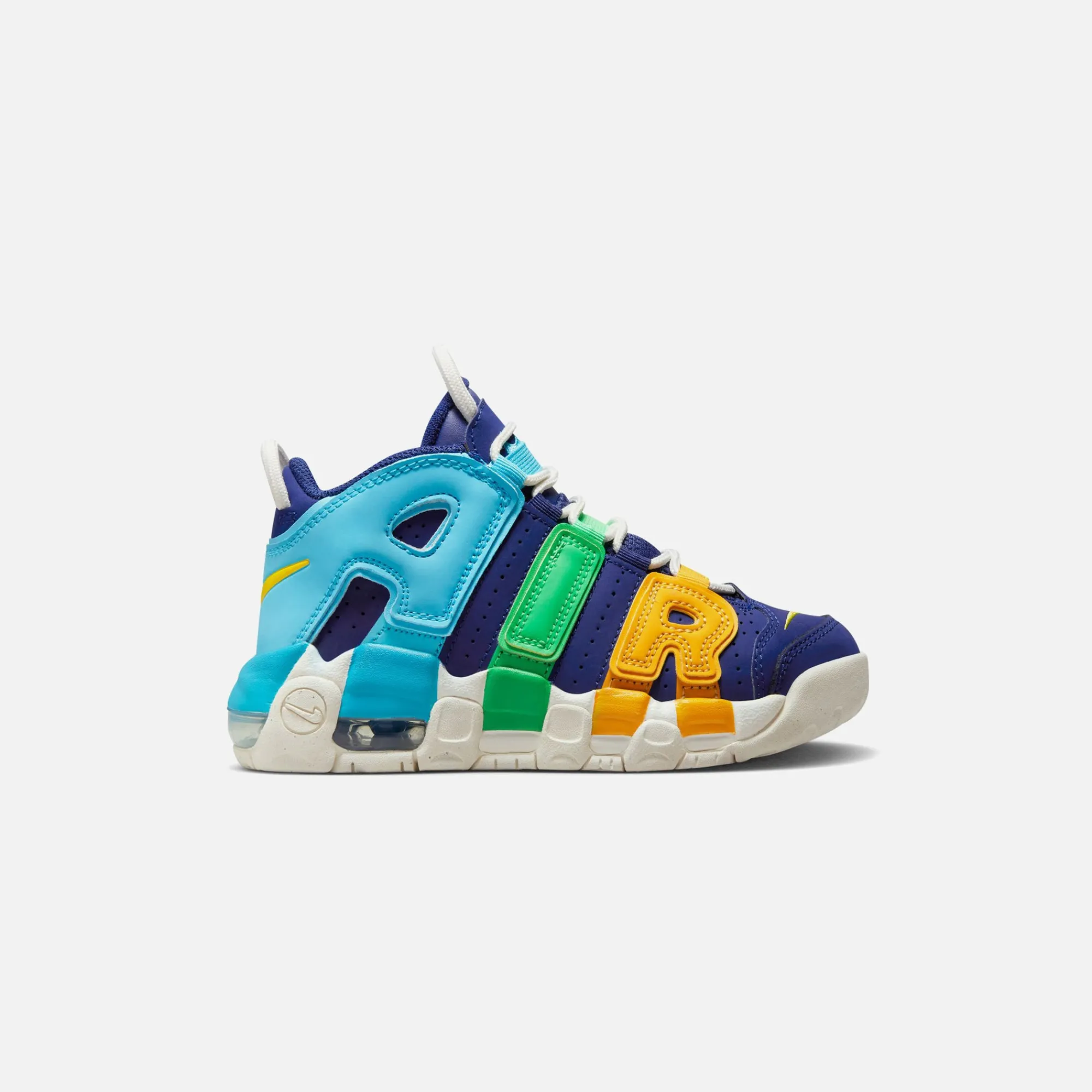 Cheap Nike Pre-School Air More Uptempo Bp Aasg Deep Royal Blue / Baltic Blue / Electric Algae / Opti Yellow
