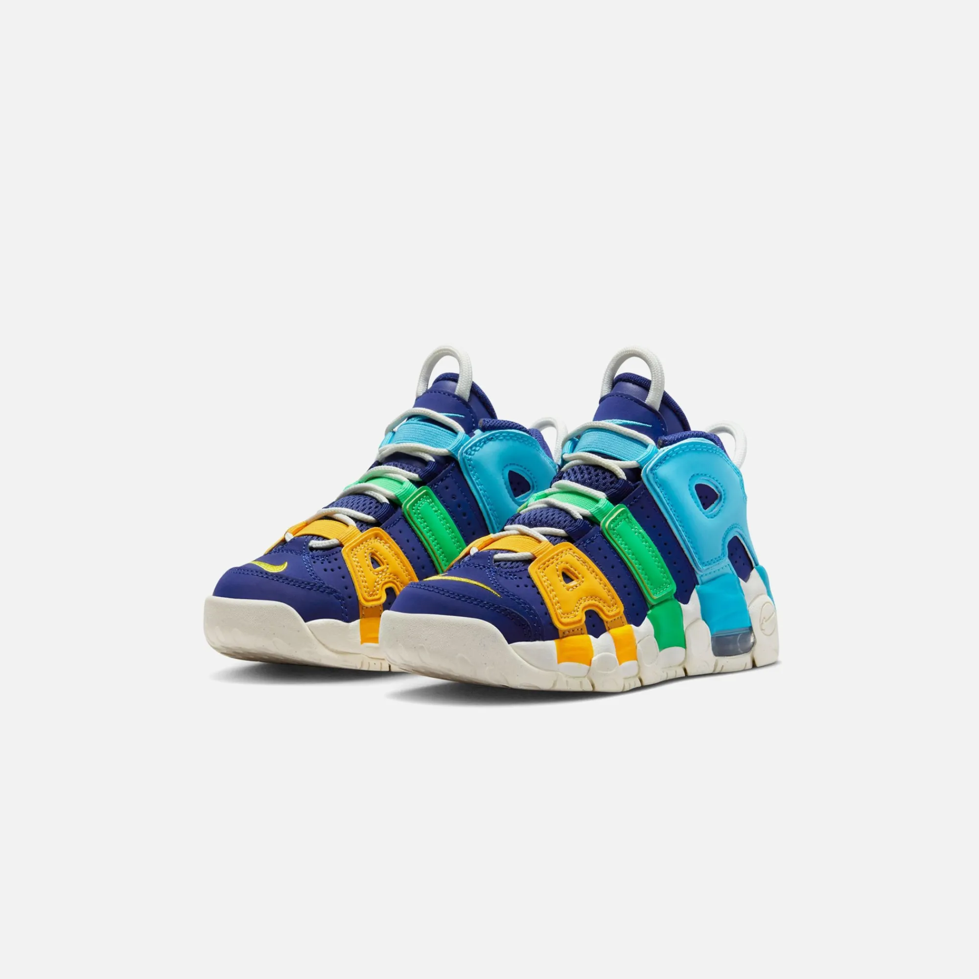 Cheap Nike Pre-School Air More Uptempo Bp Aasg Deep Royal Blue / Baltic Blue / Electric Algae / Opti Yellow