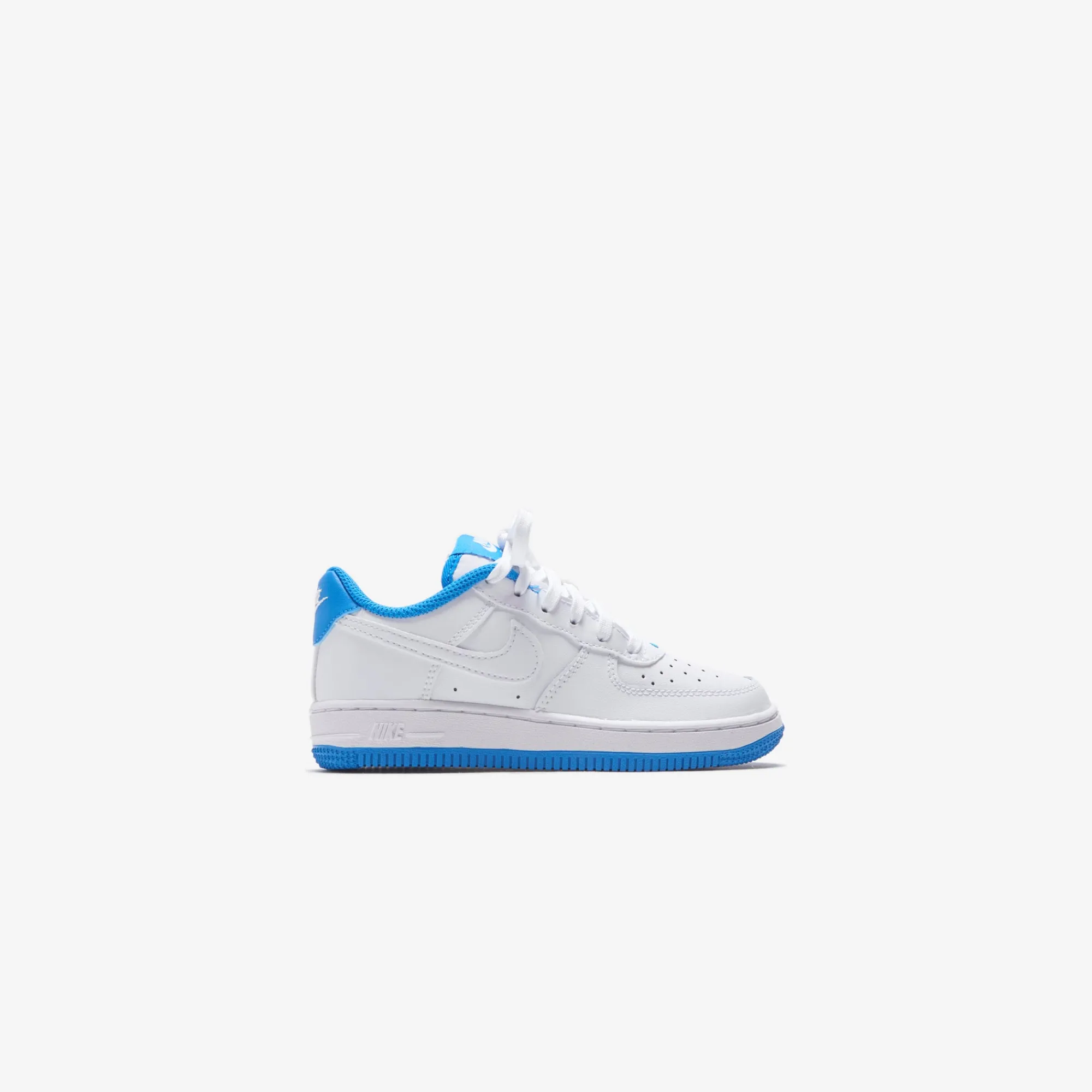 Best Sale Nike Pre-School Force 1 Low '07 White / Light Photo Blue