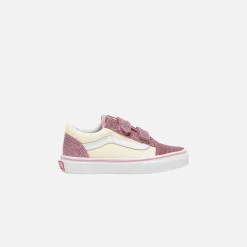 Sale Vans Preschool Old Skool V Glitter Two Tone