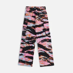 Shop ERL Printed Cargo Pant Pink Rave Camo