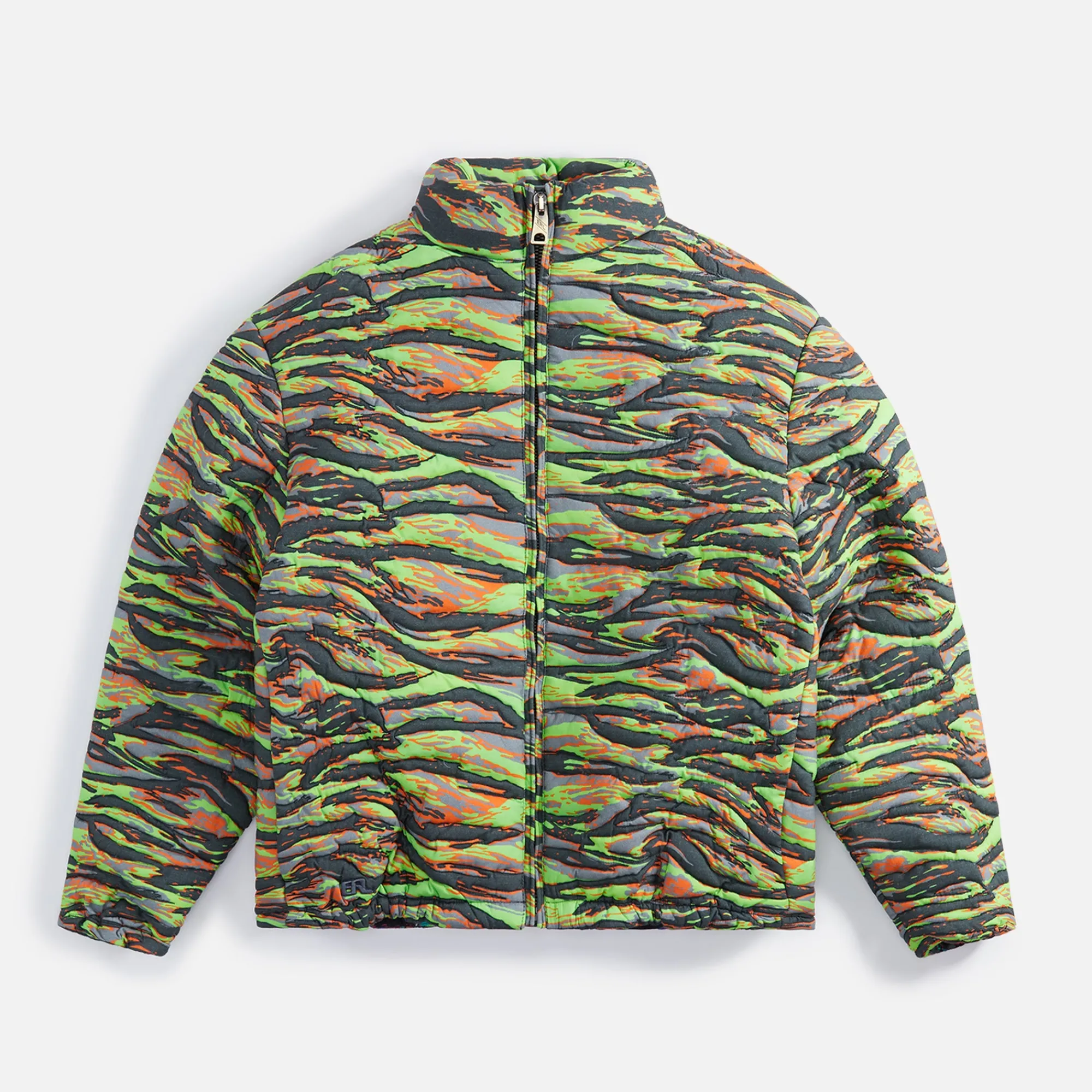Best Sale ERL Printed Quilted Puffer Green Rave Camo