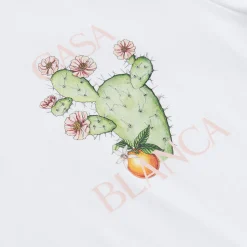 New Casablanca Printed Tee Cactus Et Orange