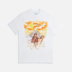 Cheap Casablanca Printed Tee Chevaux Sauvages