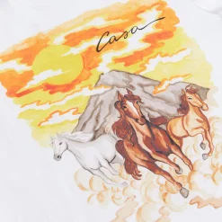 Cheap Casablanca Printed Tee Chevaux Sauvages