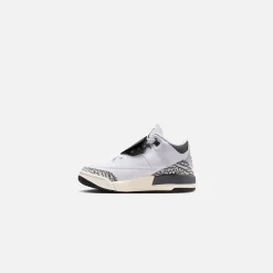 Best Sale Nike Ps Air Jordan 3 Retro Hns White / Black Iron / Light Ash Grey