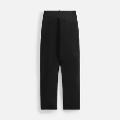 Fashion Adish Qrunful Cotton Ribstop Trousers Black