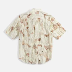 Shop Lemaire Regular Shirt Dusty Lilac / Ecru