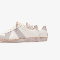Shop Margiela Replica Low Top Off White / Honey Sole
