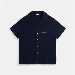 Best Filling Pieces Resort Shirt Seersucker Navy