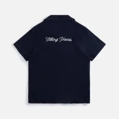 Best Filling Pieces Resort Shirt Seersucker Navy