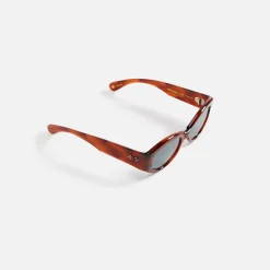 Sale Garrett Leight Retro Biggie Sun Vintage Burnt Tortoise / Veridian
