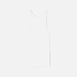 Shop ReDone Ribbed Tank Optic White