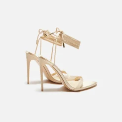 Clearance Jessica Rich Rich Sandal Satin Nude