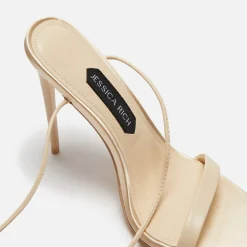 Clearance Jessica Rich Rich Sandal Satin Nude