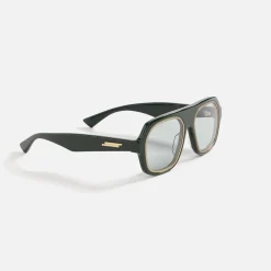Best Bottega Veneta Rim Aviator Green