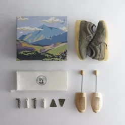 Cheap Kith Ronnie Fieg For Clarks Breacon Olive Nubuck