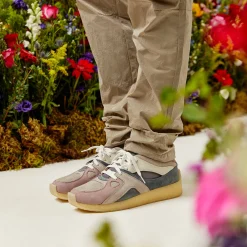 Cheap Kith Ronnie Fieg For Clarks Breacon Blue Grey Combi