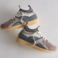 Cheap Kith Ronnie Fieg For Clarks Breacon Blue Grey Combi
