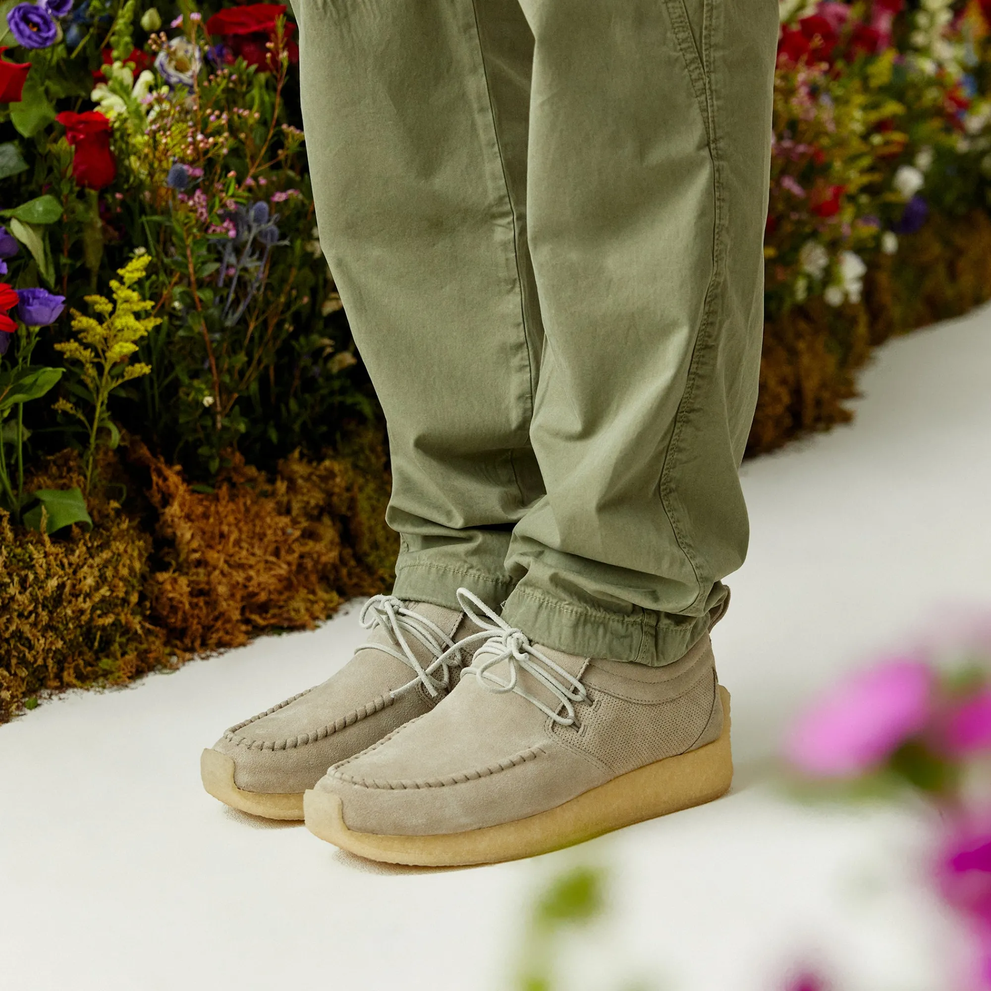 Cheap Kith Ronnie Fieg For Clarks Maycliffe Sand Suede