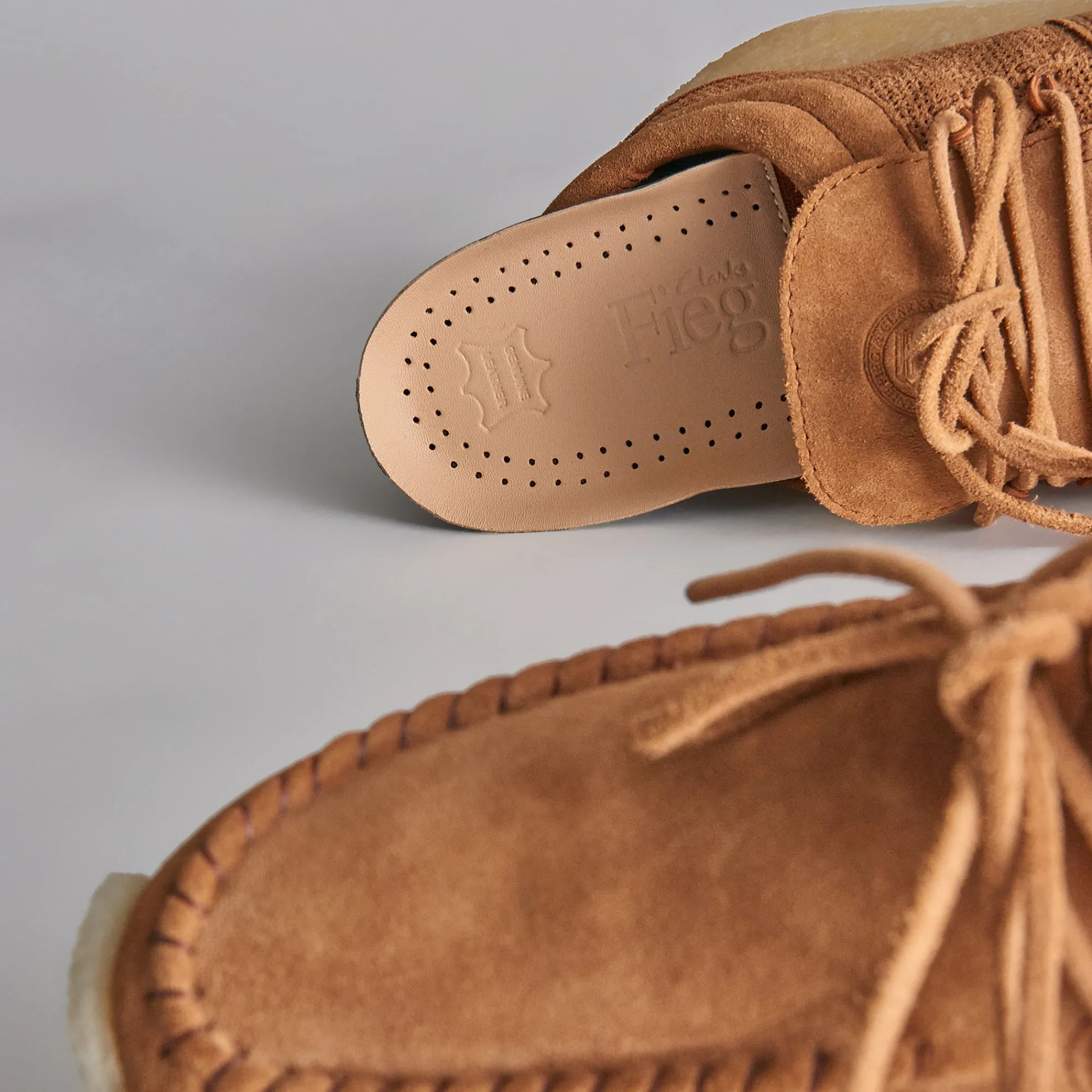 Clearance Kith Ronnie Fieg For Clarks Maycliffe Chestnut