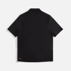 Shop Ksubi Rose Garden Resort Shirt Black