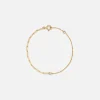 Shop Yvonne Leon Round Diamond Bracelet Gold