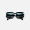 Flash Sale Jacques Marie Mage Runaway Marble Frame Seagreen Lens Silver Hardware Black