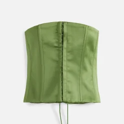 Cheap Danielle Guizio Satin Corset Jardin