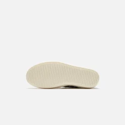 Flash Sale Rick Owens Scarpe In Pelle Low Sneakers Black / Milk