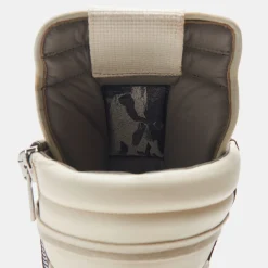 New Rick Owens Scarpe Pelle Geobasket Dust / Milk