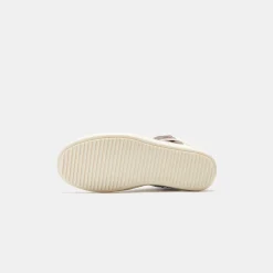 New Rick Owens Scarpe Pelle Geobasket Dust / Milk