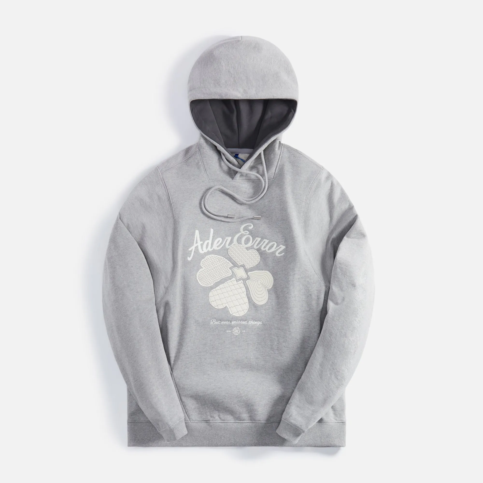 Sale Ader Error Semi-Oversized Hoodie Grey