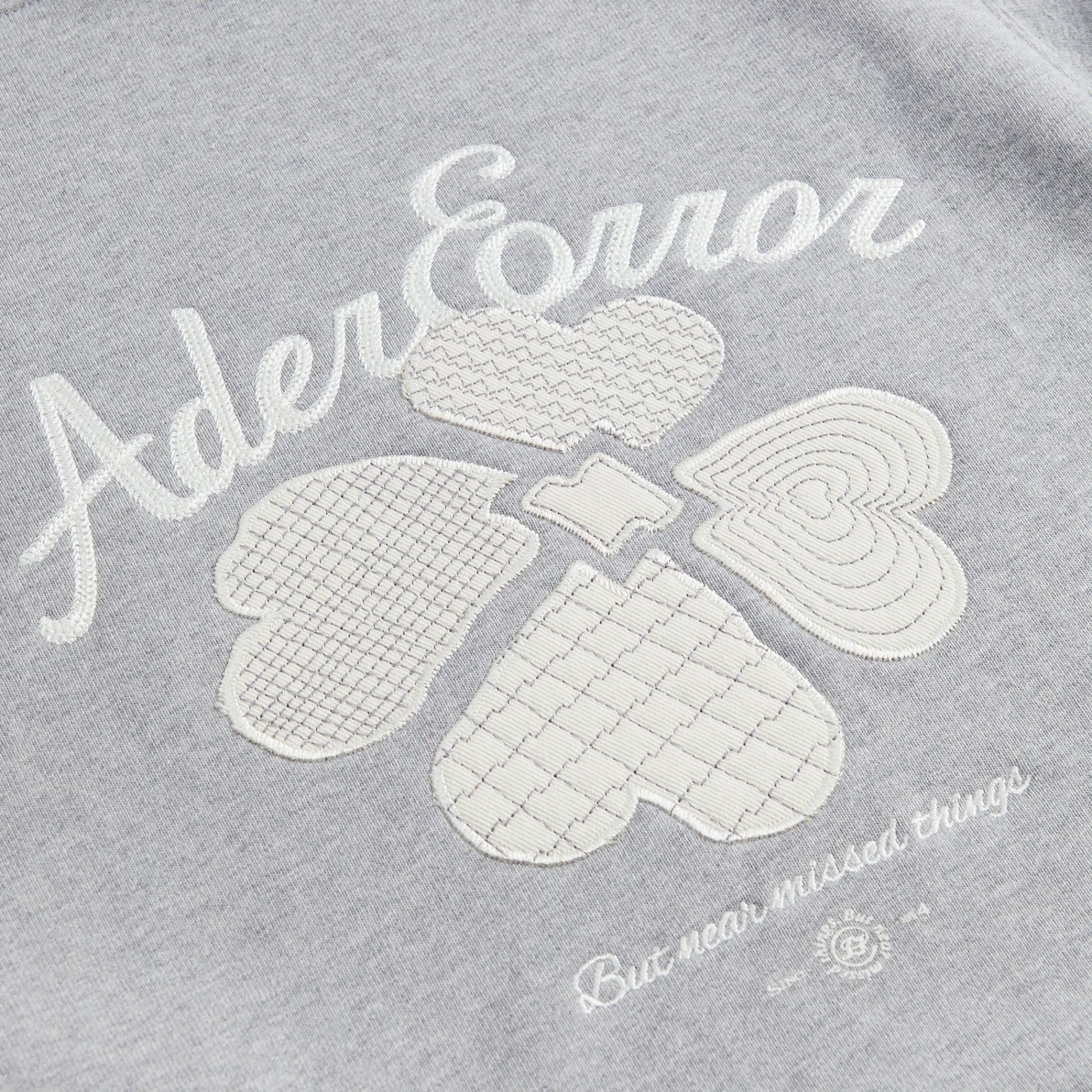Sale Ader Error Semi-Oversized Hoodie Grey
