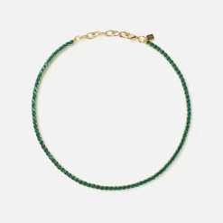 Clearance Crystal Haze Serena Necklace Emerald Green