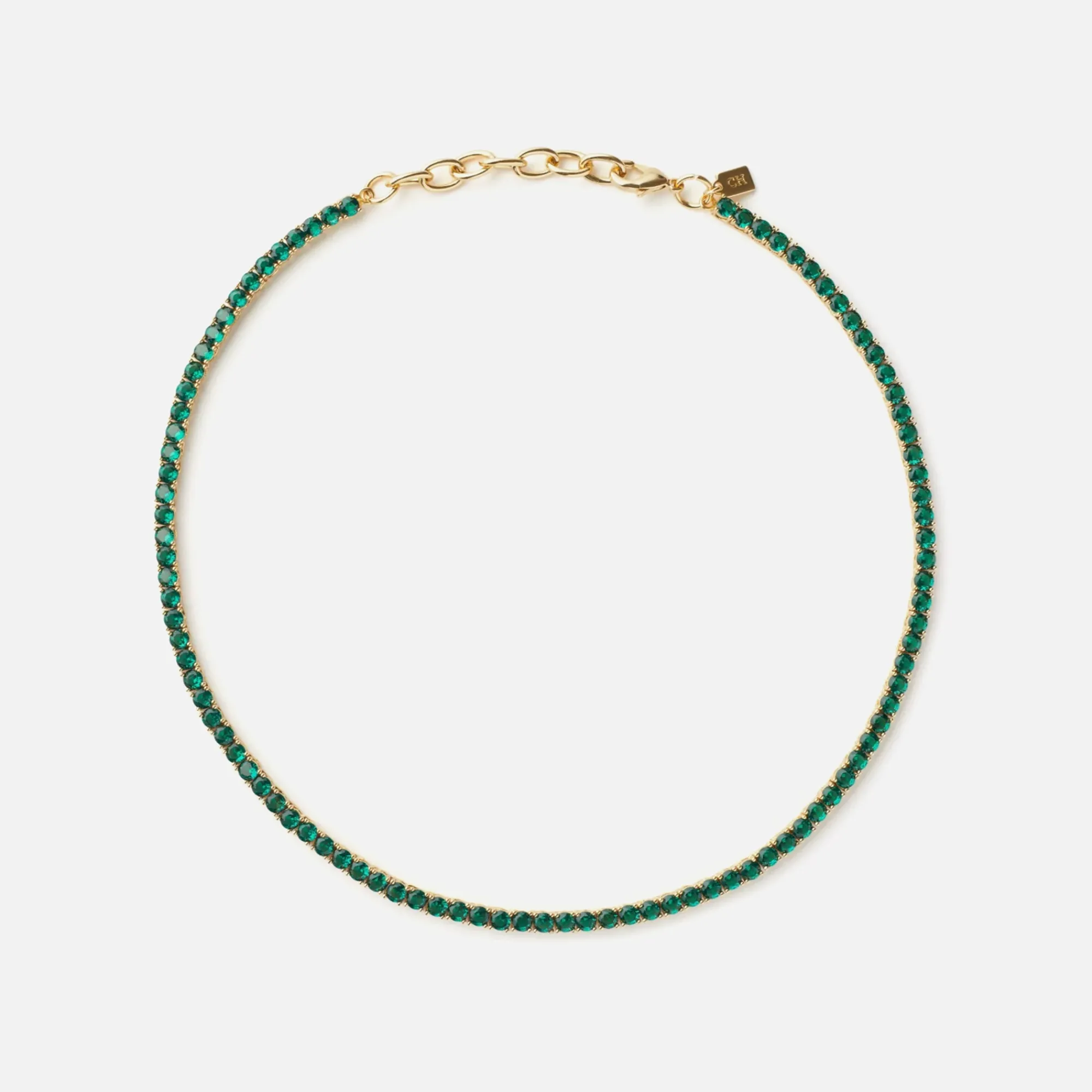 Clearance Crystal Haze Serena Necklace Emerald Green