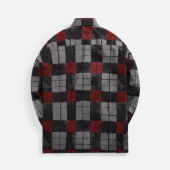 Flash Sale 4S Designs Sharpie Print Plaid Work Shirt Multi