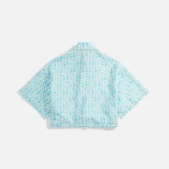 Clearance Moncler Shirt With Printed Logo Teal / White