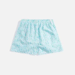 Sale Moncler Shorts With Printed Logo Green
