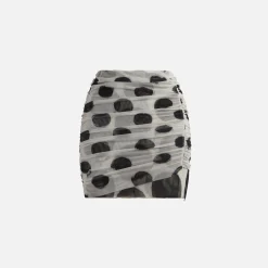 Clearance Simon Miller Sissel Skirt Macadamia And Black Dot