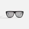 Online Saint Laurent Sl 1 Sunglasses Black / Silver Lens