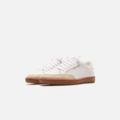 Cheap Saint Laurent Sl10 Low Top Sneaker White / Cream
